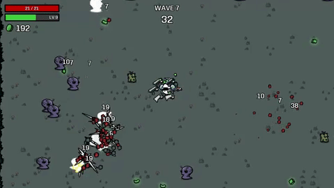 Image courtesy Frank Gamer’s Brotato review.
